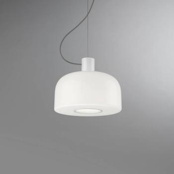 FLOS Bellhop Glass S1 lógó világítás, fehér, üveg, Ø 33 cm, E27 kép
