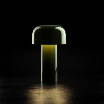 Flos Bellhop LED tölthető asztali lámpa, zöld, 21 cm, dimmelhető fényerő, IP54 kép