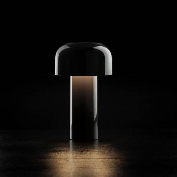Flos Bellhop LED tölthető asztali világítás, fekete, 21 cm, dimmelhető kép