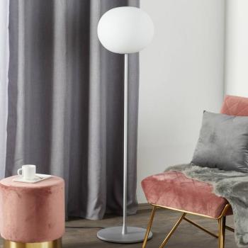 FLOS Glo-Ball Floor 1 álló világítás, matt ezüst kép