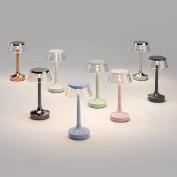 FLOS LED asztali világítás Bon jour unplugged, réz kép