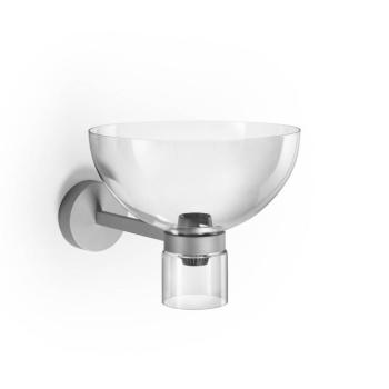FLOS Nocturne Bowl LED fali világítás, ezüst, üveg, dimmelhető kép