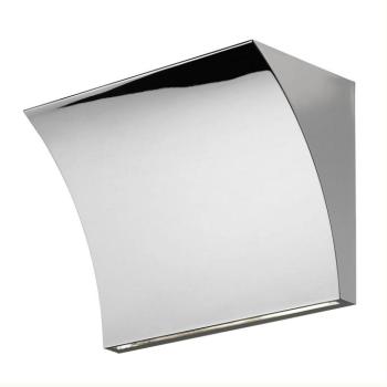 FLOS Pochette LED fali lámpa, króm színű, közvetlen/közvetett világítás kép