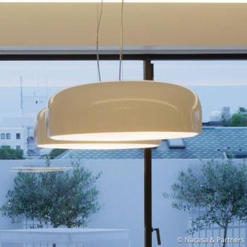 FLOS Smithfield S LED függő lámpa, fehér kép