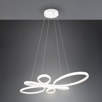 Fly LED függőlámpa, matt fehér, 4,000 K, 83 cm x 45 cm kép