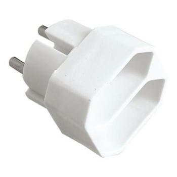 Földeletlen hálózati 2-es dugaljzat 10A 220-240V, Eurolamp, 907358 kép