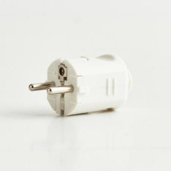 Földelt dugvilla egyenes, Eurolamp, 523391 kép