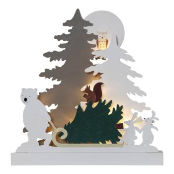 Forest Friends LED deco lámpa medve szánnal kép