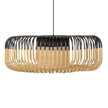 Forestier Bamboo Light XL függő lámpa 60 cm, fekete kép