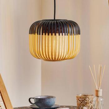 Forestier függő lámpa Bamboo XS, Ø 27 cm, fekete kép