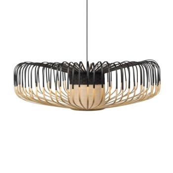 Forestier Bamboo up XXL függőlámpa natúr/fekete kép
