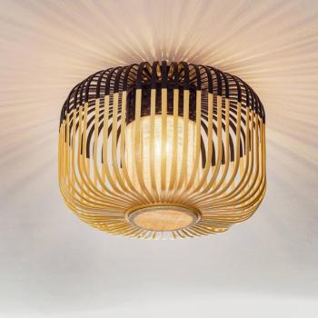 Forestier mennyezeti világítás Bamboo Light S, Ø 35 cm, fekete kép