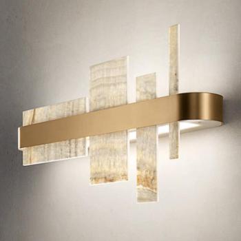 format. fali lámpa Honicé LED-ekkel, 65 cm kép