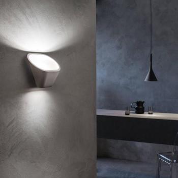Foscarini Aplomb R7s beton falikar, fehér kép