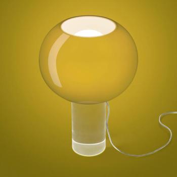 Foscarini asztali lámpa Buds 3, sárga-zöld, üveg, E27 kép