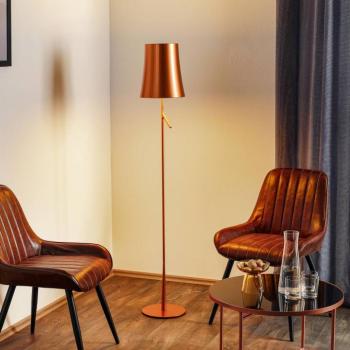 Foscarini Birdie LED Lettura állólámpa réz kép