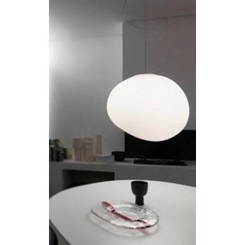 Foscarini Gregg Grande függő világítás, fehér, magasság 40 cm