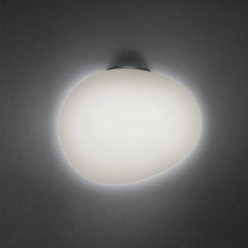 Foscarini Gregg grande semi 2 fali lámpa, grafit kép