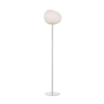 Foscarini Gregg média-állólámpa, 151 cm, fehér kép