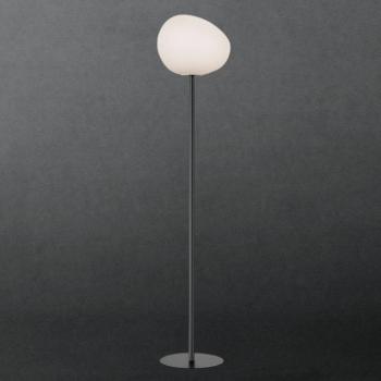 Foscarini Gregg media állólámpa, 151 cm, grafit kép