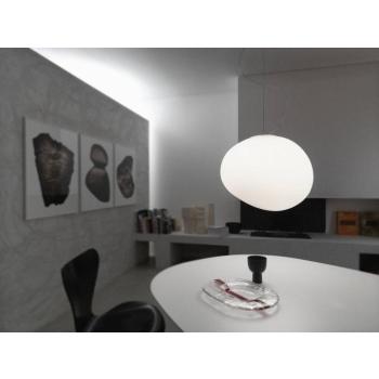 Foscarini Gregg Medium függő világítás, fehér, magasság 26 cm kép