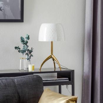 Foscarini asztali világítás Lumiere 30, 45 cm, buboréküveg, dimmelhető kép