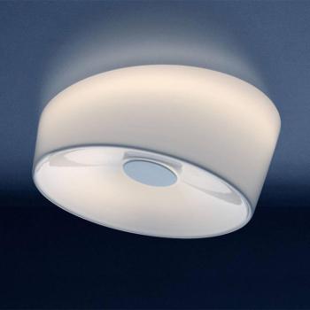 Foscarini Lumiere G9 mennyezeti lámpa, Ø 24 cm, fehér kép