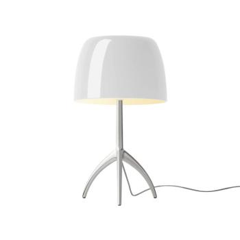 Foscarini Lumiere grande alumínium/fehér, dimmelhető fényerővel kép