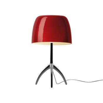 Foscarini Lumiere grande fekete/piros szab. kép