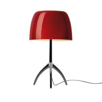 Foscarini Lumiere piccola fekete/piros szab. kép