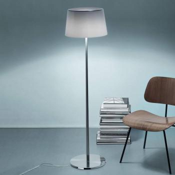 Foscarini Lumiere XXL állólámpa alu/fehér szab. kép