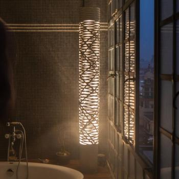 Foscarini Tress grande LED állólámpa, fehér kép