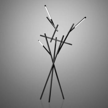 Foscarini Tuareg LED álló lámpa dimmerrel, fekete kép