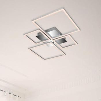 Frame LED mennyezeti lámpa, CCT, 4 lámpás, alumínium kép