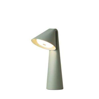 FRANDSEN Ami LED tölthető asztali világítás, zöld, 32 cm, dimmelhető kép