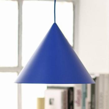 FRANDSEN Benjamin függőlámpa Ø 30 cm kék matt kép