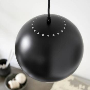 FRANDSEN Ball lógó lámpa, Ø 25 cm, matt fekete kép