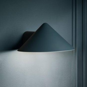 FRANDSEN LED akkumulátoros fali lámpa Grasp, petrol, 15 cm kép