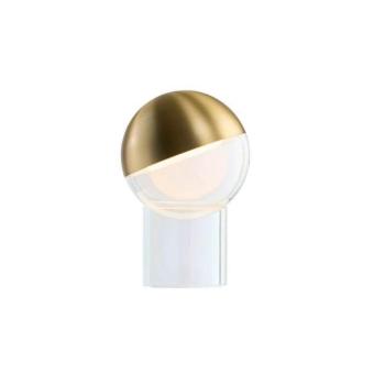 FRANDSEN LED tölthető asztali világítás Pila, sárgaréz, 20 cm, dimmelhető kép