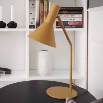 FRANDSEN Lyss asztali világítás, világosbarna, fém, 50 cm, E27 kép