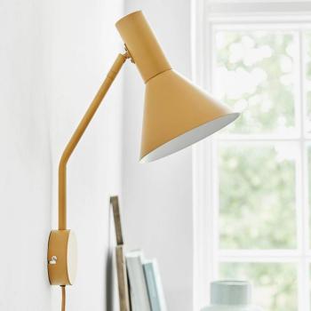 FRANDSEN Lyss fali világítás, világosbarna, dugasz, 42 cm, E27 kép