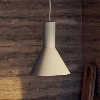 FRANDSEN Lyss lógó világítás, bézs, fém, Ø 18 cm, E27 kép
