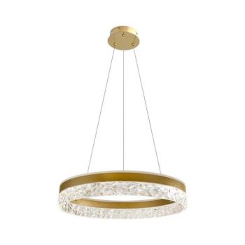FROZI LED kábelre függesztett csillár LED/32W/230V, átm. 50 cm, arany 31-35554 kép