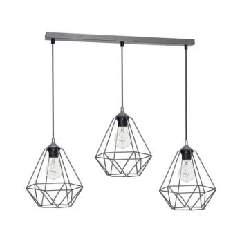 Függeszték BASKET 3xE27/60W/230V szürke 7217 kép