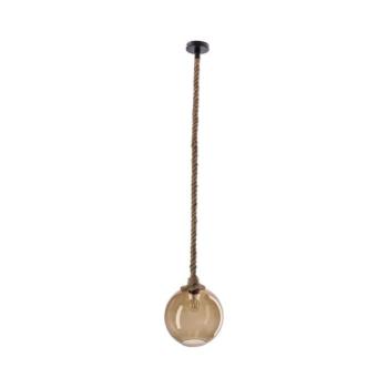 Függeszték kábellel SHEDON 1xE27/40W/230V füstös bézs 31-45225 kép