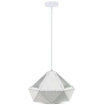 Függeszték, prizma, E27, fehér, V-TAC, 3948 kép
