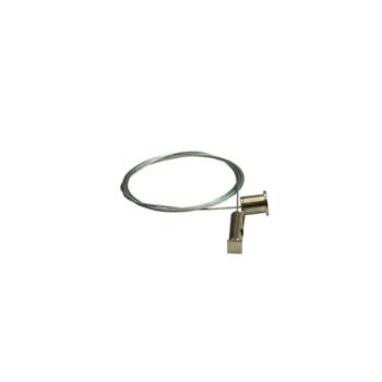 függeszték szett (kábellel 1500 mm) négyzetes csavar, ezüst, 1,5m kép