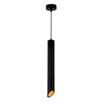 Függesztett lámpatest, fekete, arany, belső kialakítású, GU10, MR16 foglalattal, Optonica, 9052 kép