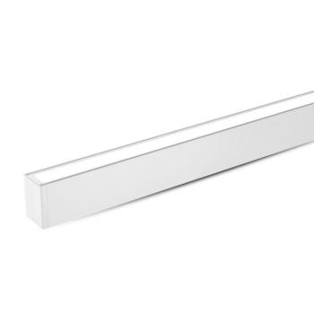 Függesztett lineáris LED lámpatest, 40w, 6400K, hideg fehér, 3270lm, 120°, fehér, CRI>80, 1194mm, V-TAC, 21602 kép