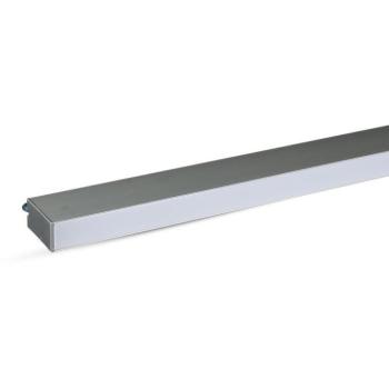 Függesztett lineáris LED lámpatest, 40w, 6400K, hideg fehér, 3300lm, 120°, ezüst, CRI>80, 1194mm, V-TAC, 21601 kép